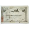 Image 1 : Baltimore and Ohio Rail-Road Co., 1865 Stock Certificate Signed by John Hopkins