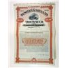 Image 1 : Western Maryland Tidewater Railroad Co., 1891 Specimen Gold Coupon Bond.