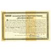 Image 1 : International Railway Improvement Co., 1883 Dividend Certificate