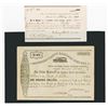 Image 1 : Southern Pacific Railroad Co., Pair of Certificate ca. 1866-1877