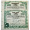 Image 1 : Nicholas, Fayette and Greenbrier Railroad Co., 1932 Pair of Cancelled Stock Certificates