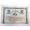 Image 2 : Borough of Gettysburg, 1886 Issued and Cancelled Bond
