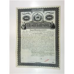 City of Charleston, 1898 Specimen Bond