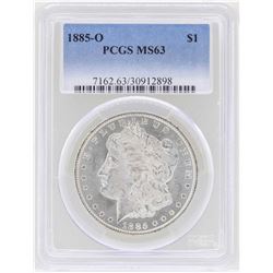 1885-O $1 Morgan Silver Dollar Coin PCGS MS63