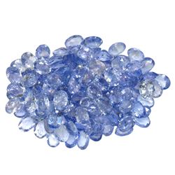 19.43 ctw Oval Mixed Tanzanite Parcel