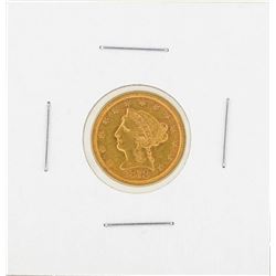 1878 $2 1-2 Liberty Gold Coin AU