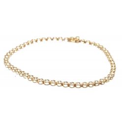 18K Gold and Diamond Tennis Bracelet