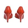 Image 5 : Jimmy Choo Orange Patent Leather Open Toe Wedges 35
