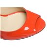 Image 6 : Jimmy Choo Orange Patent Leather Open Toe Wedges 35