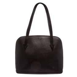Louis Vuitton Black Epi Leather Lussac Shoulder Bag