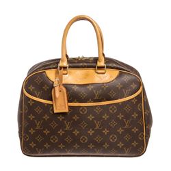 Louis Vuitton Monogram Canvas Leather Deauville Doctor Bag