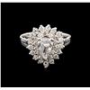 Image 2 : 1.42 ctw Diamond Ring - 14KT White Gold