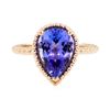 Image 2 : 2.72 ctw Tanzanite Ring - 14KT Rose Gold