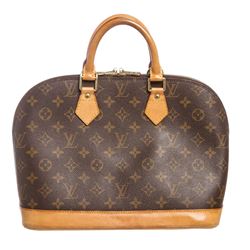 Louis Vuitton Monogram Canvas Leather Alma PM Handbag