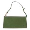 Image 1 : Louis Vuitton Green Epi Leather Pochette Shoulder Bag