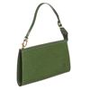 Image 2 : Louis Vuitton Green Epi Leather Pochette Shoulder Bag