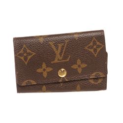 Louis Vuitton Monogram Canvas Leather 6 Key Holder