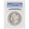 Image 1 : 1881-S $1 Morgan Silver Dollar Coin PCGS MS63