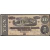 Image 1 : 1864 $10 Confederate States of America Note