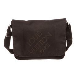 Louis Vuitton Black Damier Geant Canvas Leather Petit Messenger Bag