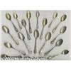 Image 1 : A GROUP OF EIGHTEEN SILVER ZODIAC SOUVENIR SPOONS
