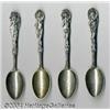 Image 1 : A SET OF AMERICAN SILVER FOUR SEASON SOUVENIR SPOONS