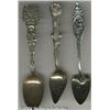 Image 1 : A GROUP OF THREE AMERICAN SILVER PATRIOTIC SOUVENIR SPOONS