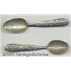 Image 1 : TWO AMERICAN SILVER NEW YORK STATE SOUVENIR SPOONS