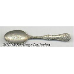 AN AMERICAN SILVER NEW YORK CITY SOUVENIR SPOON