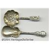 Image 1 : TWO SILVER SOUVENIR BON BON SPOONS
