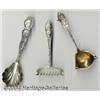 Image 1 : THREE SILVER SOUVENIR SERVING PIECES