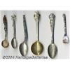 Image 1 : A GROUP OF FIVE SILVER SOUVENIR SPOONS