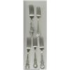 Image 1 : A GROUP OF FIVE SILVER SOUVENIR FORKS