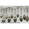 Image 1 : A GROUP OF TEN SILVER PERSONALITY SOUVENIR SPOONS