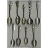 Image 1 : A GROUP OF NINE SILVER PERSONALITY SOUVENIR SPOONS
