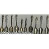 Image 1 : A GROUP OF TEN PERSONALITY SOUVENIR SPOONS