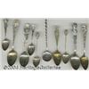 Image 1 : A GROUP OF TEN SILVER PERSONALITY SOUVENIR SPOONS