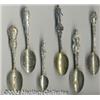 Image 1 : A GROUP OF SIX SILVER PERSONALITY SOUVENIR SPOONS