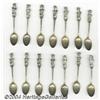 Image 1 : A SET OF FOURTEEN SILVER PERSONALITY SOUVENIR SPOONS