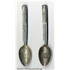 Image 1 : TWO AMERICAN SILVER TEXAS SOUVENIR SPOONS