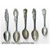Image 1 : FIVE AMERICAN SILVER TRANSPORTATION SOUVENIR SPOONS