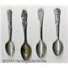 Image 1 : FOUR AMERICAN SILVER TRANSPORTATION SOUVENIR SPOONS