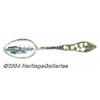 Image 1 : A SILVER AND ENAMELED SOUVENIR SPOON