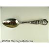 Image 1 : A SILVER AND ENAMEL MARYLAND SOUVENIR SPOON