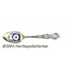 Image 1 : A SILVER AND ENAMEL SOUVENIR SPOON