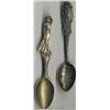 Image 1 : TWO SILVER GOLF SOUVENIR SPOONS