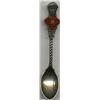 Image 1 : A SILVER AND ENAMEL COLLEGIATE SPORTS SOUVENIR SPOON