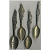 Image 1 : FOUR SILVER MINING SOUVENIR SPOONS