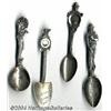 Image 1 : FOUR SILVER MINING SOUVENIR SPOONS