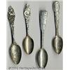 Image 1 : FOUR SILVER MINING SOUVENIR SPOONS